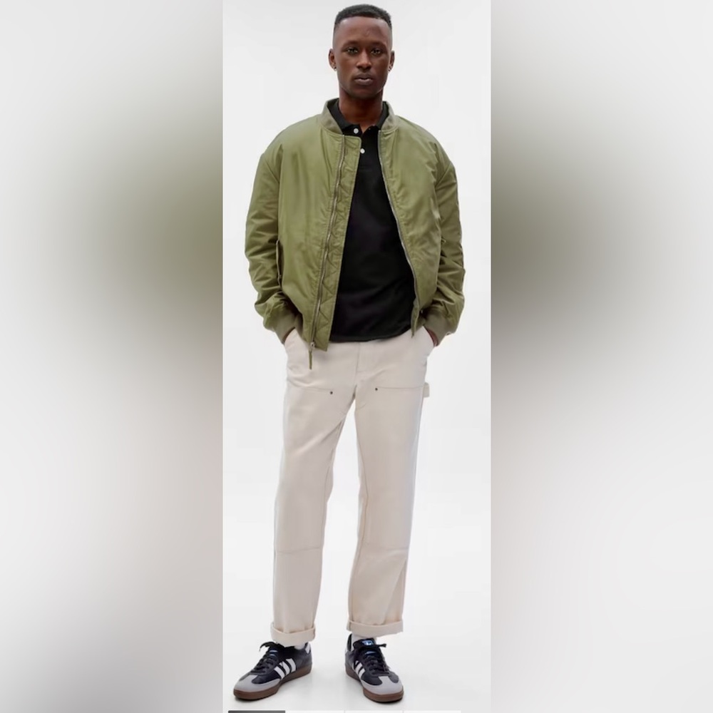 GAP/ Men’s Large Olive Bomber Jacket
